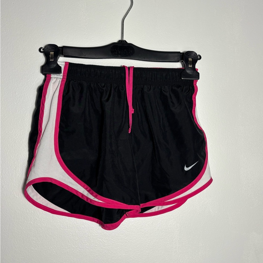 Nike Women's Running Shorts in Black and Pink, Size small